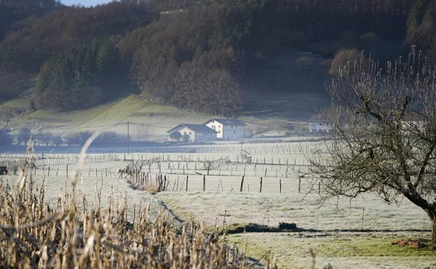 Berastegi, con -0,7 grados, marca la mínima del día en Gipuzkoa