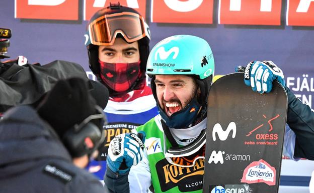 Lucas Eguibar, «contento» tras finalizar cuarto en la prueba inicial de la Copa del Mundo