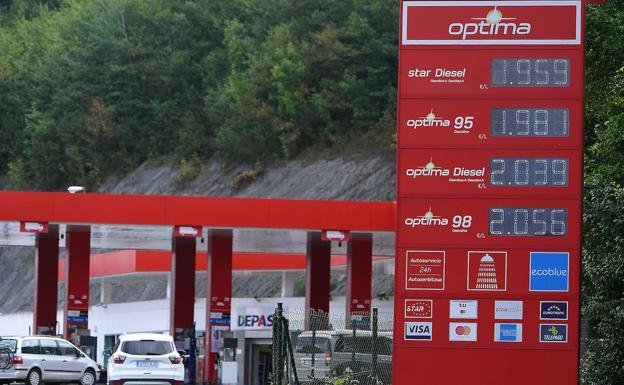 El precio de la gasolina en Gipuzkoa marca cifras que no se veían desde marzo