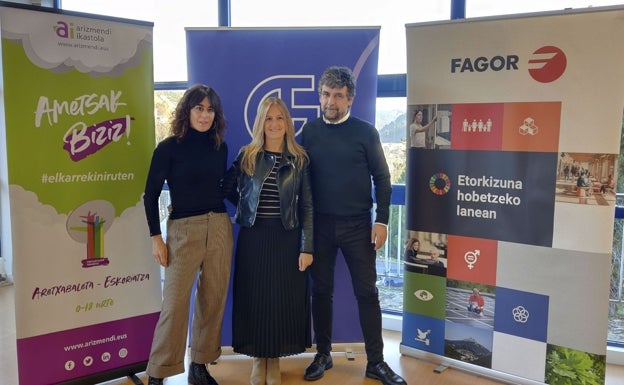 La Fundación Gizabidea ayudará con 1,5 millones al proyecto educativo de la ikastola Arizmendi