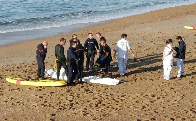 Una mujer fallece ahogada en una playa de Anglet