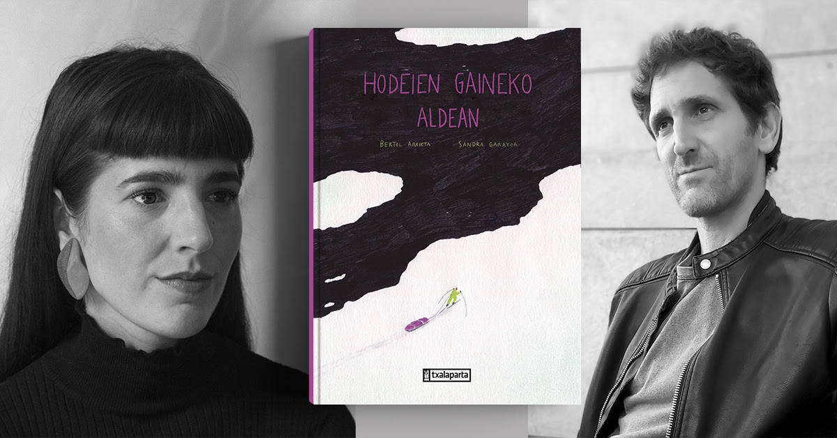 'Hodeien gaineko aldean', lau eskutara ondutako nobela grafikoa