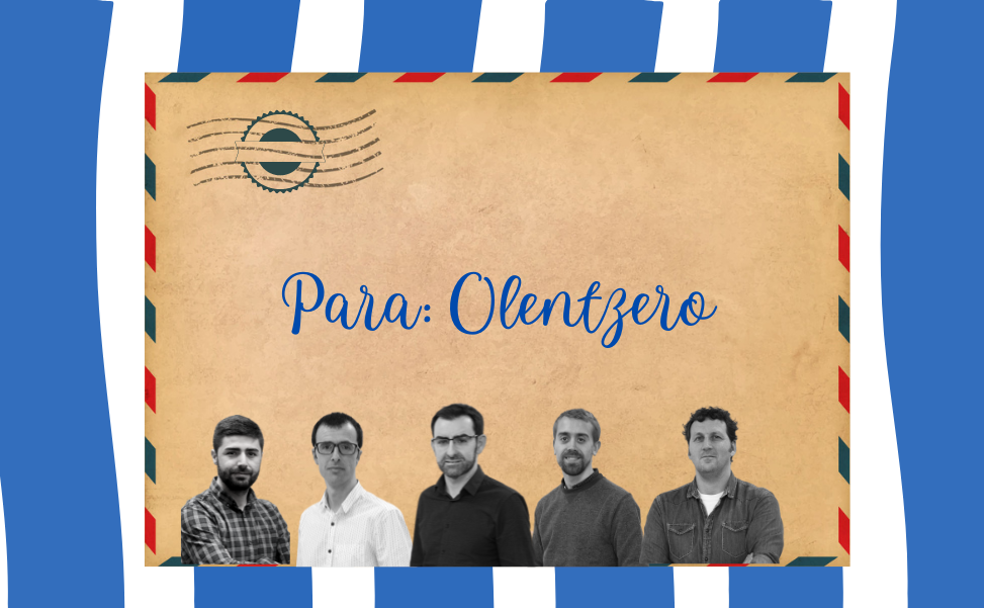 Las peticiones al Olentzero par la Real Sociedad