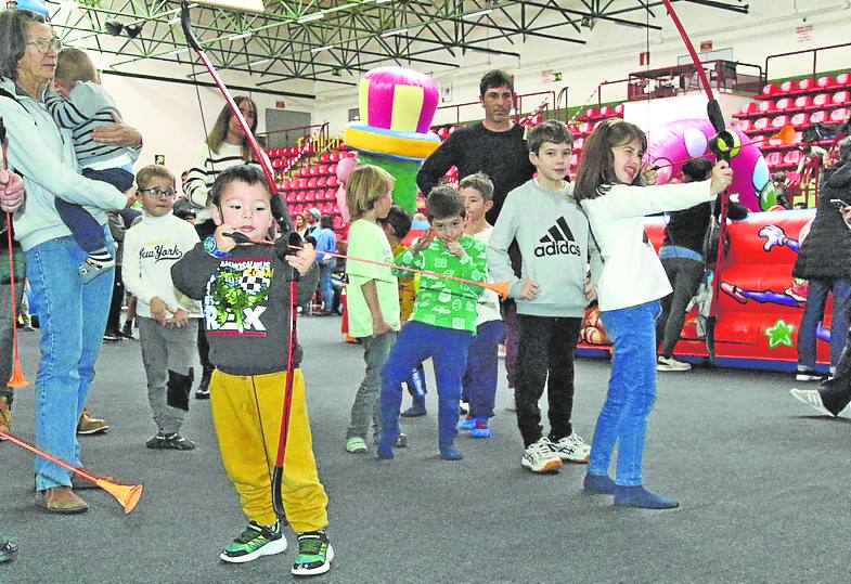 Disfrutando del parque infantil