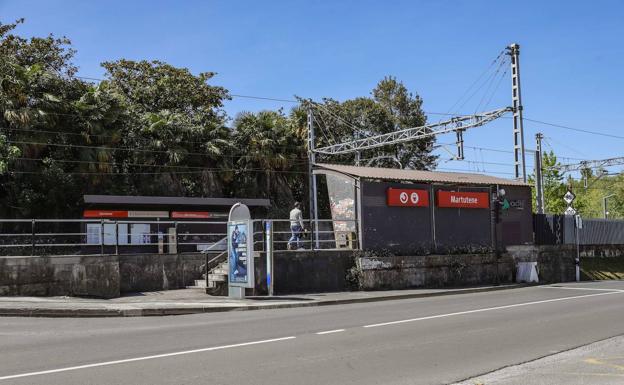 Suspenden dos horas la circulación de trenes entre Donostia y Hernani por un accidente mortal
