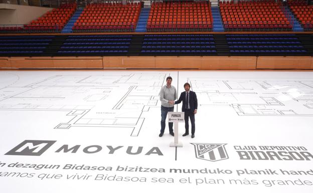 Moyua ratifica su compromiso con el Bidasoa Irun