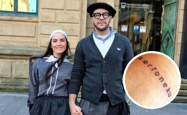 La inmersión donostiarra de una estrella de la TV mexicana, que hasta se ha tatuado 'Sorioneku'