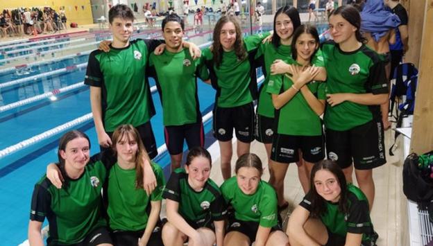 Los nadadores del Buruntzaldea IKT clausuran la Liga de Invierno con una buena actuación