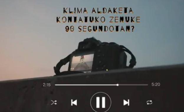 Juliana Ribeiro eta Ramón Puertorentzat izan dira 'Klimametraje' lehiaketako sariak