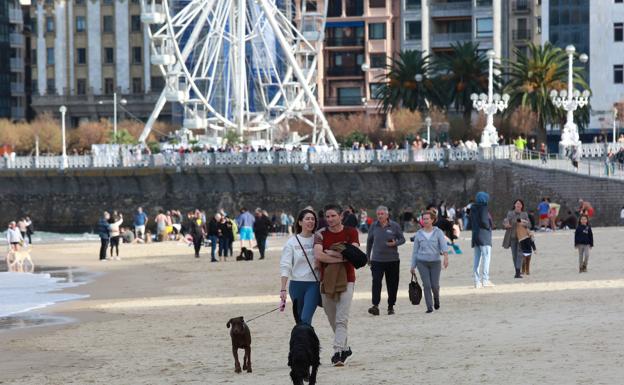 2023 se estrenó con 23,6 grados en Hondarriba y 21,4 en Igeldo