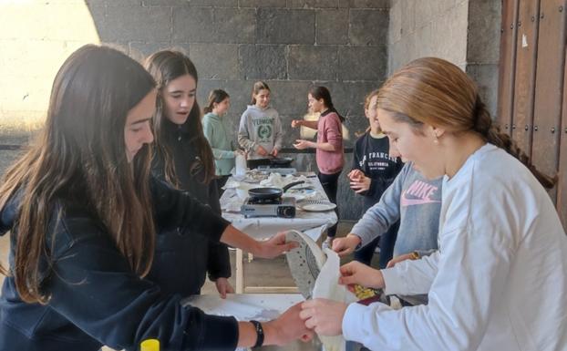 Ane Illarramendi, Ania Alberdi y Eider Barrena, ganadoras del concurso de tortilla