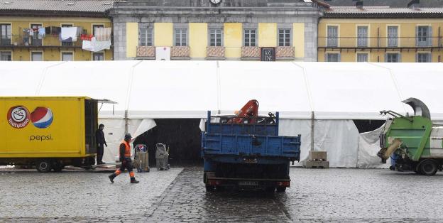 Piden mantener las txosnas en la plaza Euskal Herria durante los carnavales