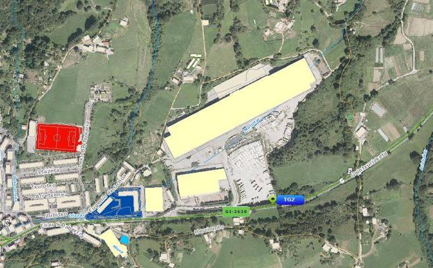 Tres heridos al colisionar dos vehículos en la GI-2638 a la altura de Lezo