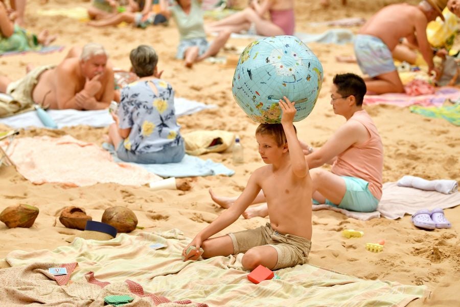 Parece una playa pero no lo es