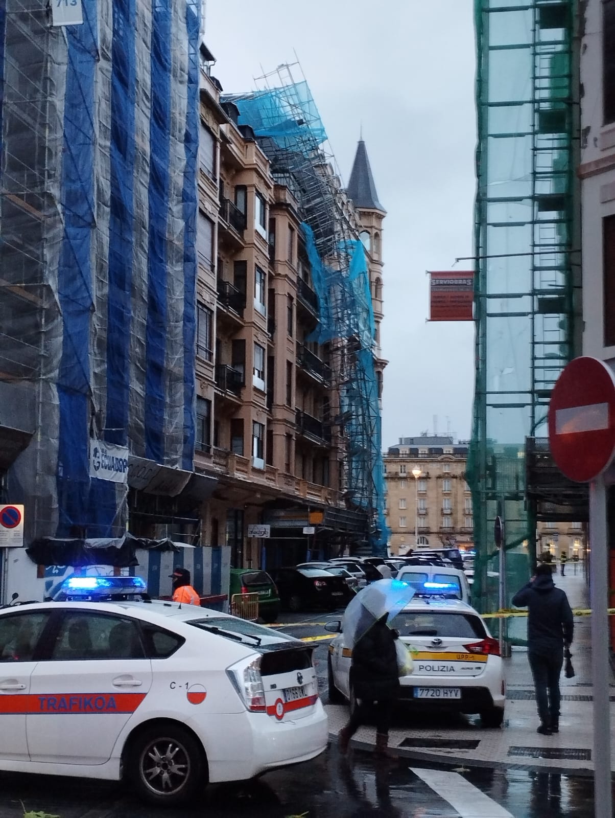 Los efectos del temporal en Gipuzkoa