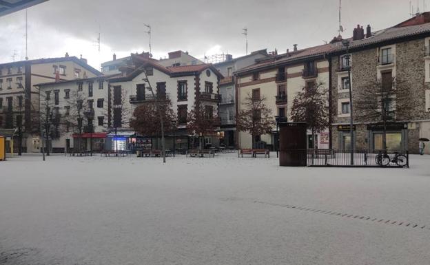 «Ha amanecido todo completamente blanco, ha sido una sorpresa»