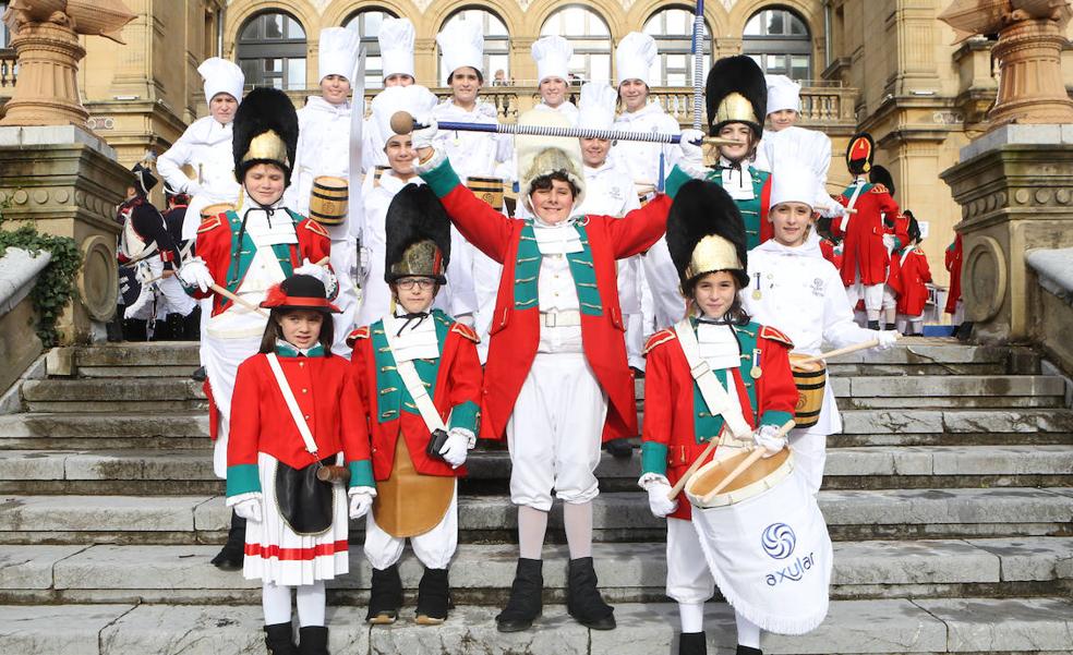 Las mejores imágenes de la tamborrada infantil en Donostia