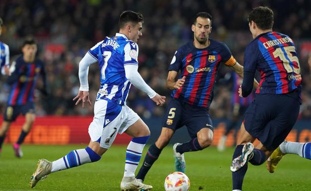 El 1x1 de los jugadores de la Real Sociedad ante el Barcelona