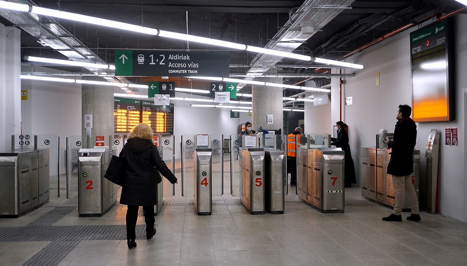 Dos meses de la estación provisional de Atotxa