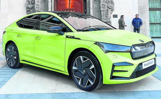 Silueta coupé para el eléctrico de Skoda