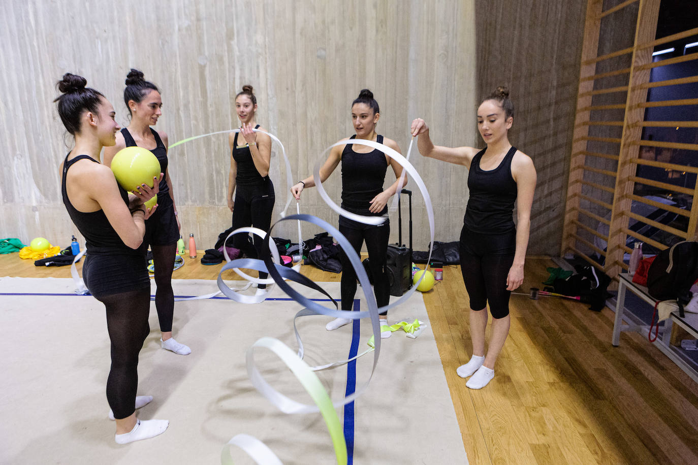 El Club Donosti regresa la élite de la gimnasia rítmica