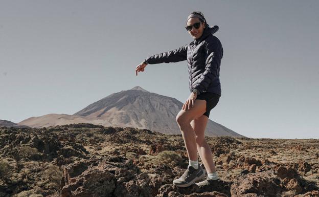 Oihana Kortazar bate el récord de ascenso y descenso al Teide