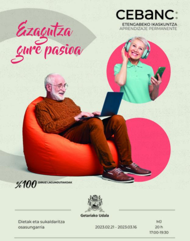 Bi ikastaro Getarian Etengabeko Ikaskuntzako Proiektuen barne