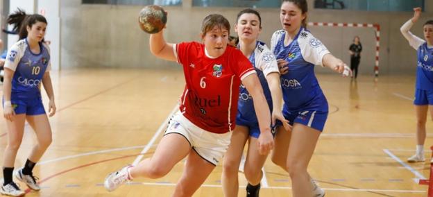 El sénior masculino, el único que jugará este fin de semana en balonmano