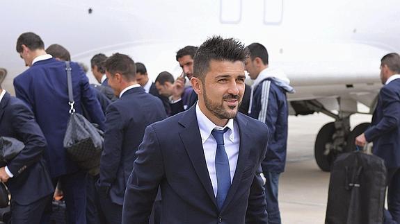 David Villa deja el Atlético por una oferta «irrechazable»