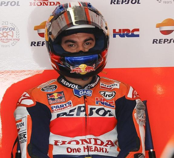 La mala suerte golpea de nuevo a Pedrosa