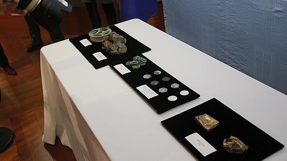 Recuperados un cañón y once piezas de la fragata 'Nuestra Señora de las Mercedes'