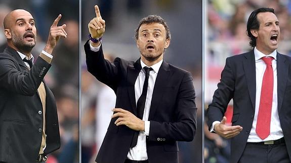 Luis Enrique, Guardiola y Emery, candidatos al Balón de Oro de entrenadores