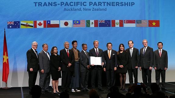 Doce países firman en Nueva Zelanda el acuerdo Transpacífico de Cooperación Económica