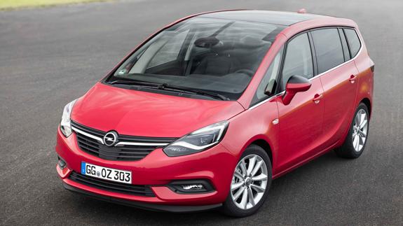 Opel Zafira, como en un salón