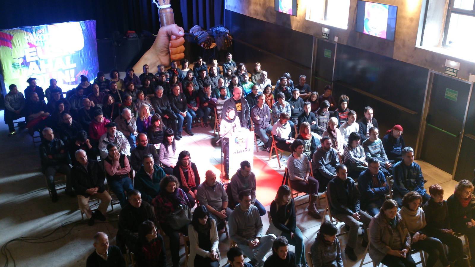 Korrikan parte hartzeko gonbitea luzatu dute Iruñean