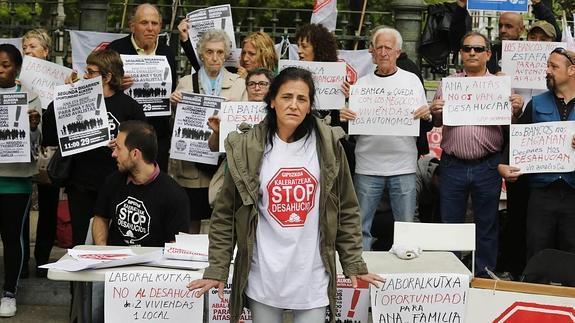 Los juzgados realizaron 231 desahucios hipotecarios en Euskadi en 2014