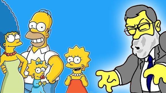 Broma viral: Rajoy aparecerá en Los Simpson