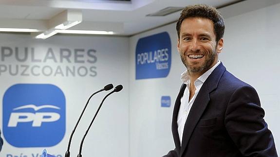 Sémper confirma que encabezará la lista del PP de Gipuzkoa al Congreso en las generales