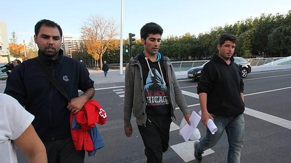 Los tres iraquíes que llegaron a Hernani en un camión frigorífico se han ido del albergue de Cruz Roja
