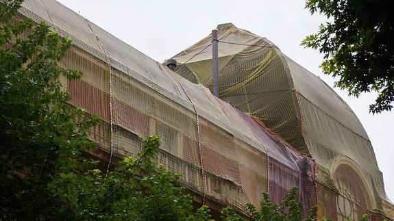 Autorizan la retirada de la cúpula del Bellas Artes de San Sebastián, que será repuesta