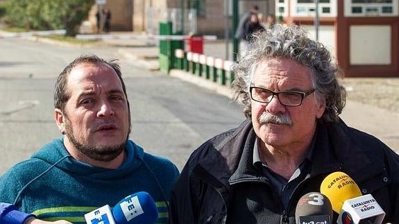 Joan Tardà y David Fernández muestran su «solidaridad» a Arnaldo Otegi