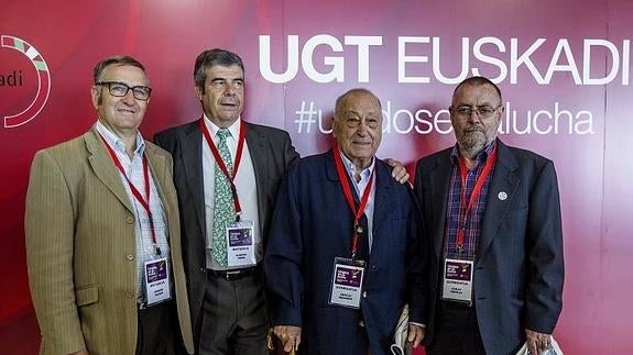 UGT Euskadi rinde homenaje a Nicolás Redondo, un referente para sindicalismo