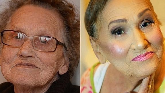 'Glam Ma', la abuela que arrasa en internet por su rejuvenecedor maquillaje