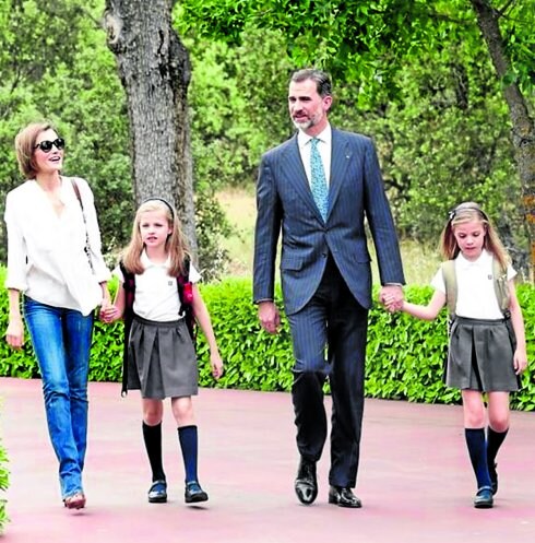 La familia real convive en La Zarzuela con la fauna autóctona del monte de El Pardo. /
