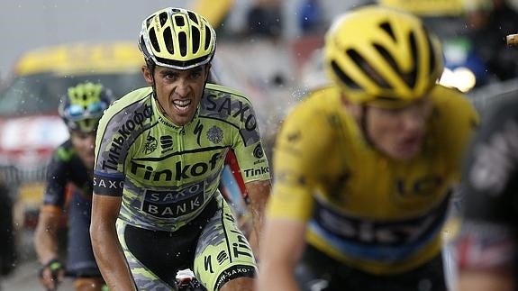 Contador y Froome se miden en el ensayo general del Tour
