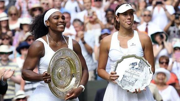 Muguruza: «Es mejor pensar en ganar los partidos de Wimbledon que en el número uno»