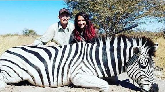 Jaycee Carroll caza en Botsuana