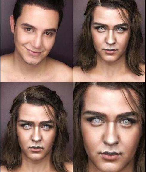 La increíble transformación de un hombre en las mujeres de 'Juego de Tronos'