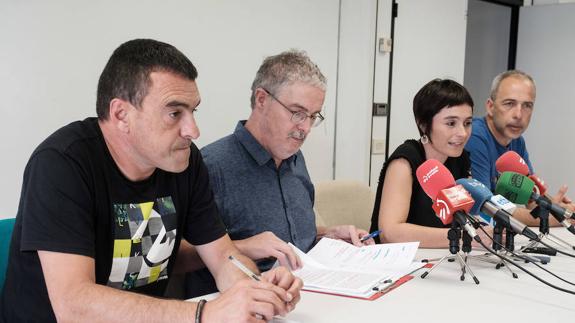 ELA y LAB tachan de «gran hipocresía» el acuerdo entre Confebask, CCOO y UGT