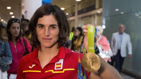 Maialen Chourraut comparece mañana en San Sebastián tras su oro olímpico